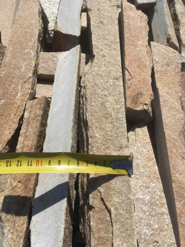 Горбушка златолит золотистый для облицовки купить в Республике Крым