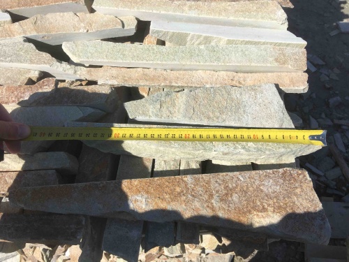 Горбушка златолит золотистый для облицовки купить в Республике Крым