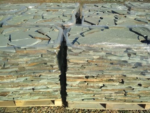 Плитняк златолит зелёный для цоколя, отмостки купить в Республике Крым