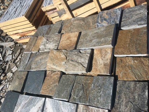 Плитка пилёная златолит Уральский для цоколя, отмостки купить в Республике Крым