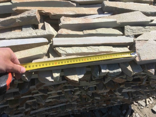 Горбушка златолит золотистый для облицовки купить в Республике Крым