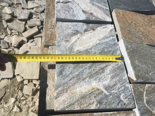 Плитка пилёная златолит Уральский для цоколя, отмостки купить в Республике Крым